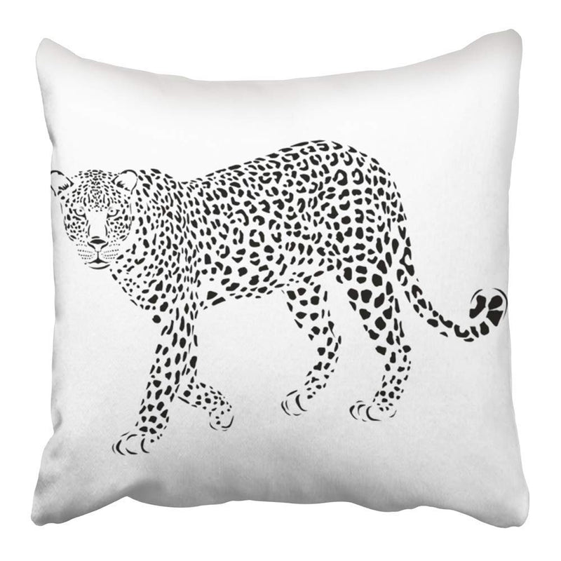 Leopard Silhouette Pillow - Tapestry Girls