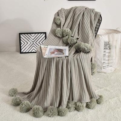 Pom Pom Blanket - Tapestry Girls