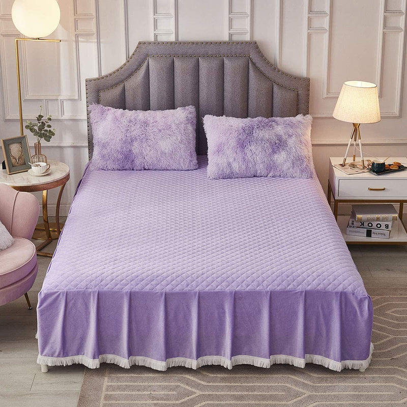 Softy Lilac Bed Skirt
