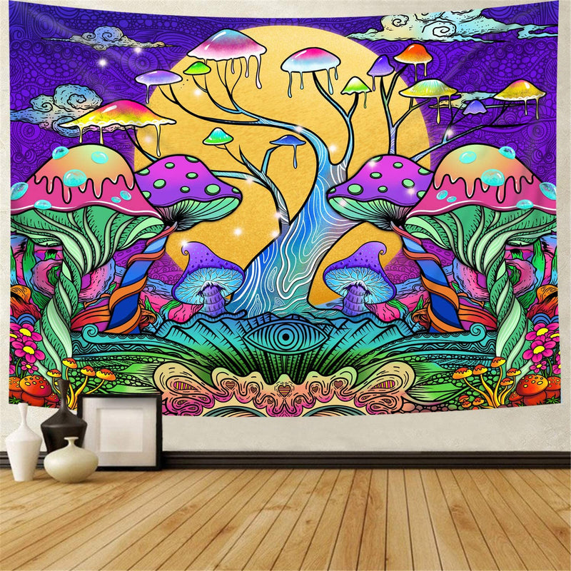 Magic Mushrooms Tapestry - Indie Room Tapestry | Tapestry Girls
