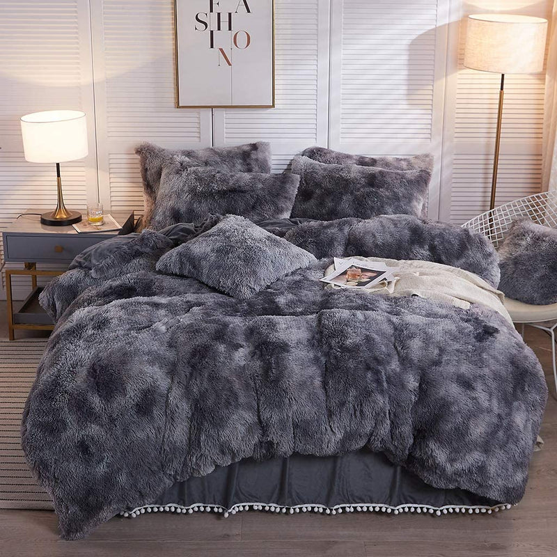 The Softy Marble Gray Bed Set - Tapestry Girls