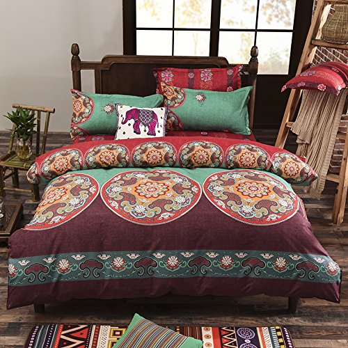 Maroon Bohemian Bedding - Tapestry Girls