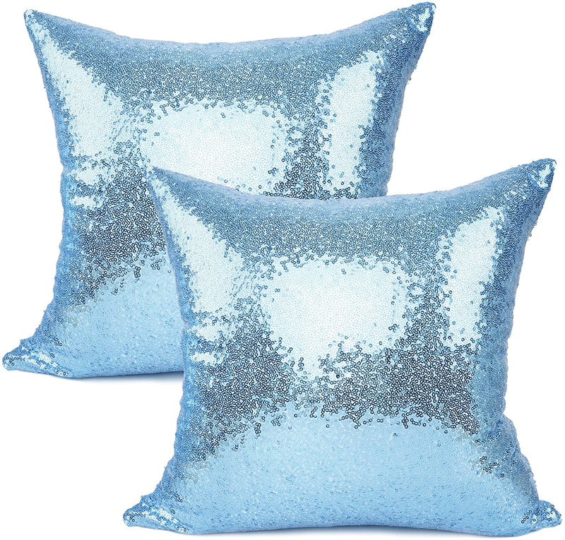 Metallic Blue Pillows - Tapestry Girls