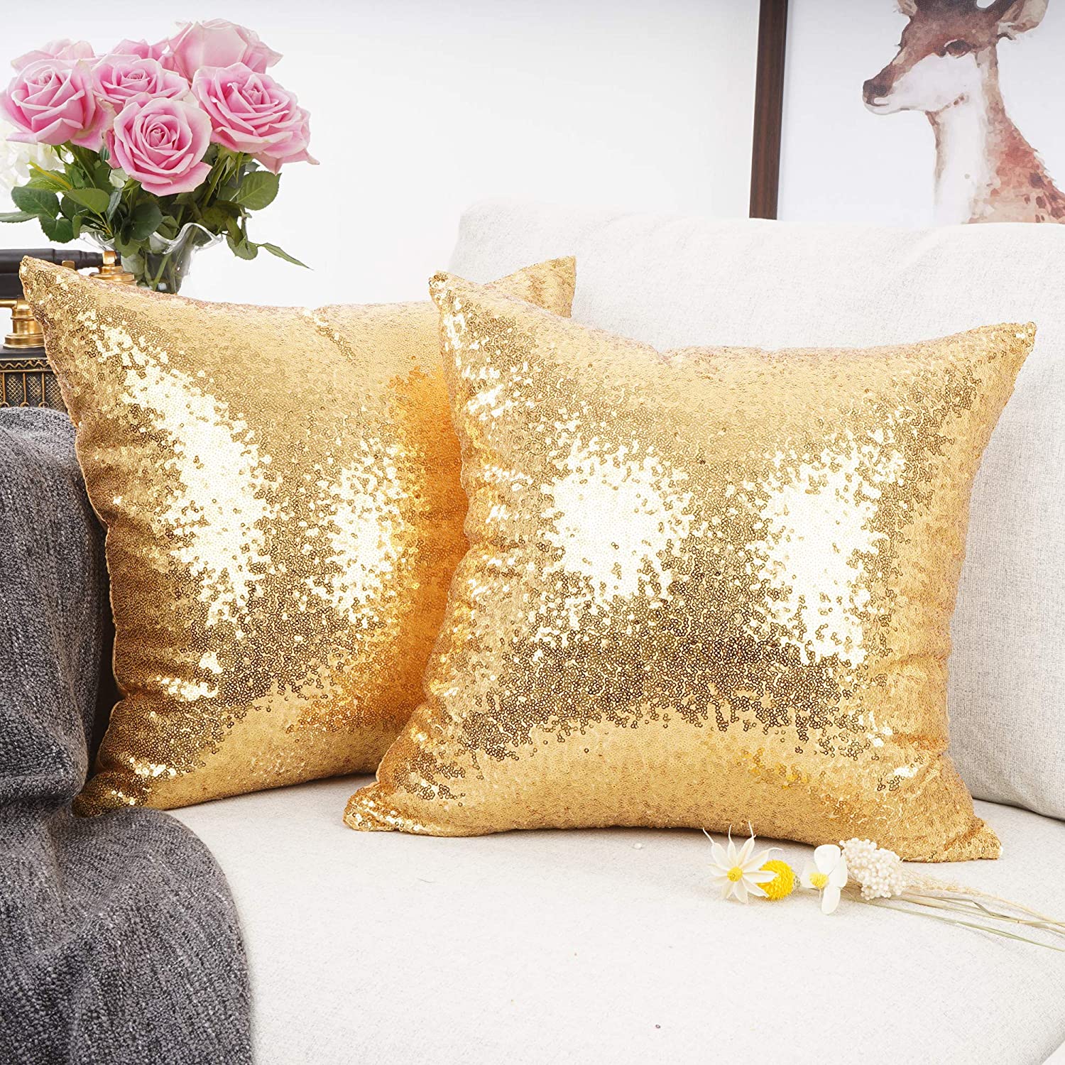 Metallic Pillows - Tapestry Girls