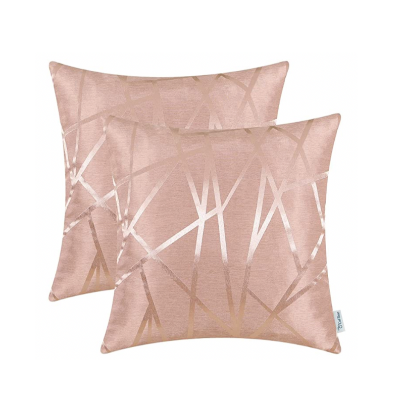 Rose gold pillows deals