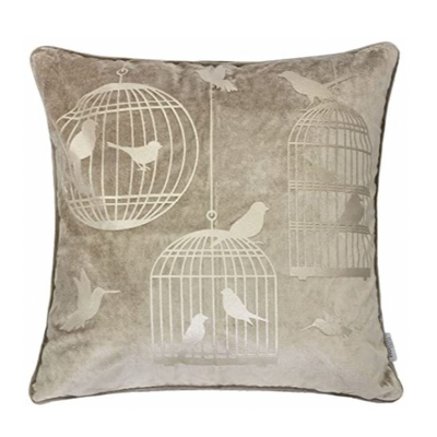 Mocha Bird Luxury Pillow - Tapestry Girls