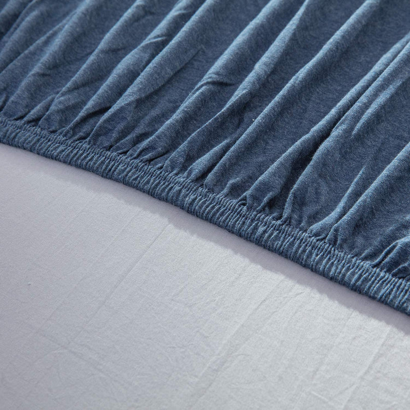 The Loft Navy Fitted Sheet Set - Tapestry Girls