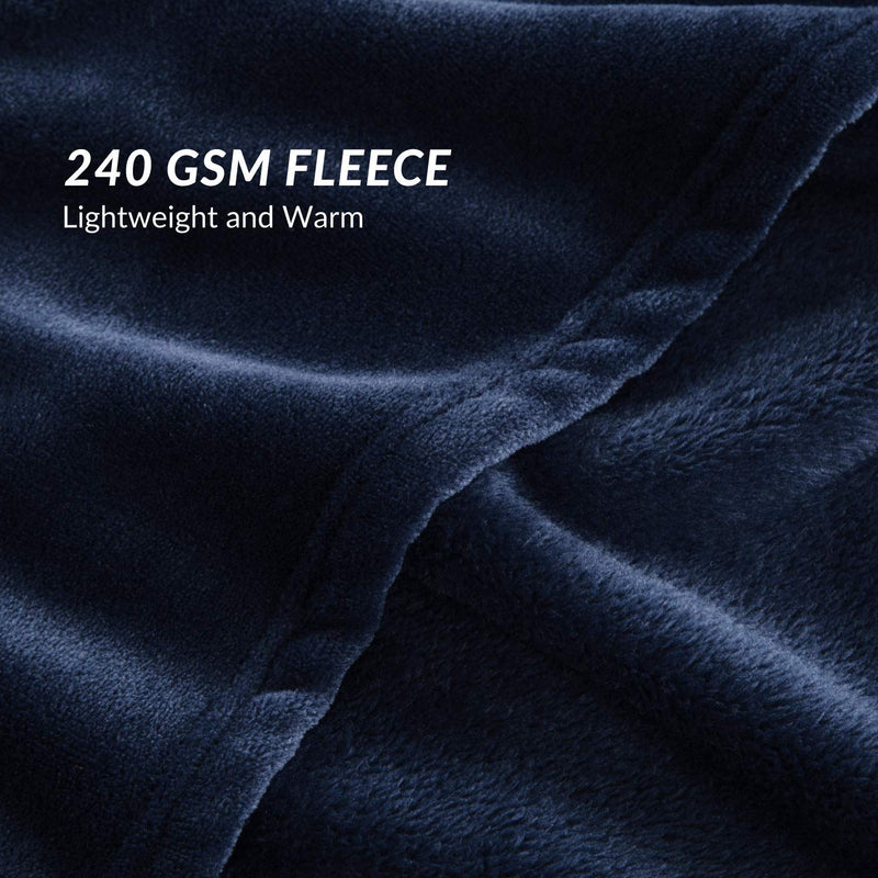 Navy Fleece Blanket - Tapestry Girls