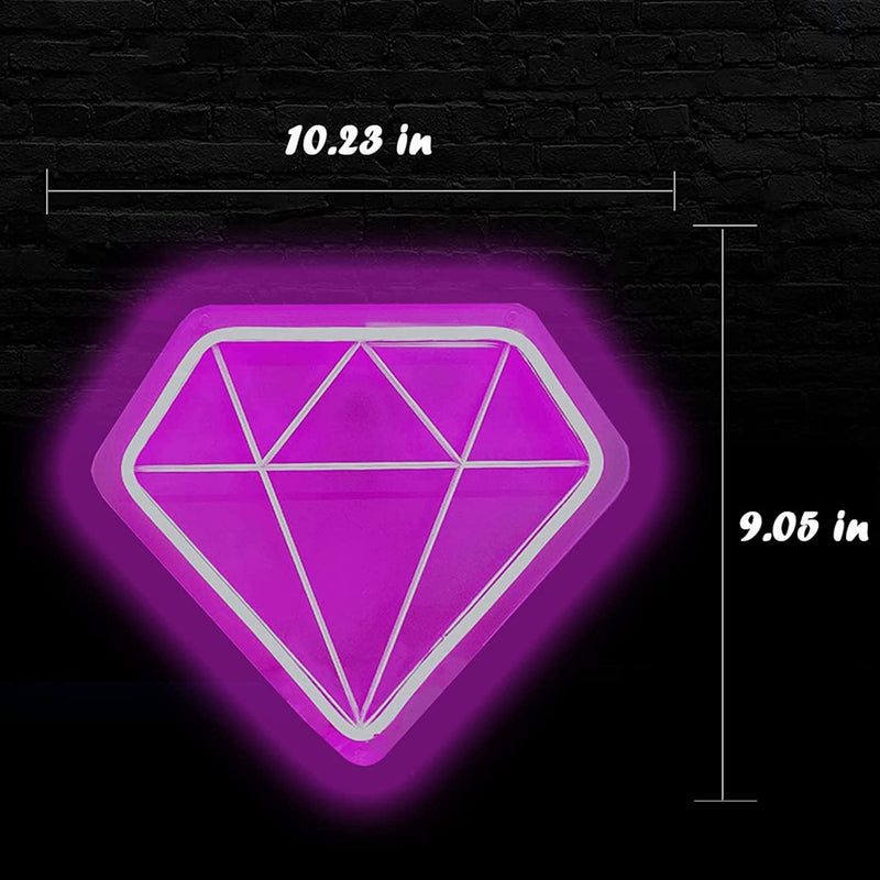 Pink Neon Diamond
