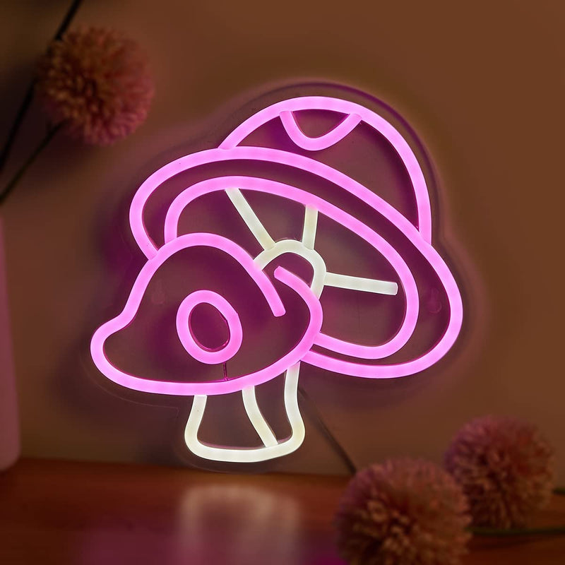 Neon Pink Mushroom