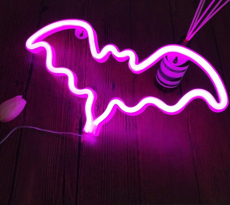 Neon Bat Sign - Tapestry Girls