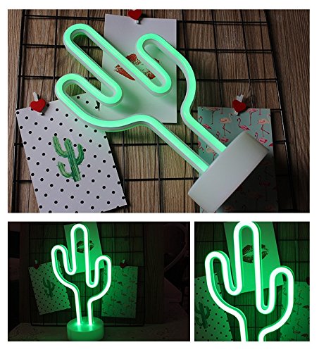 12 Inch Mini Neon Cactus