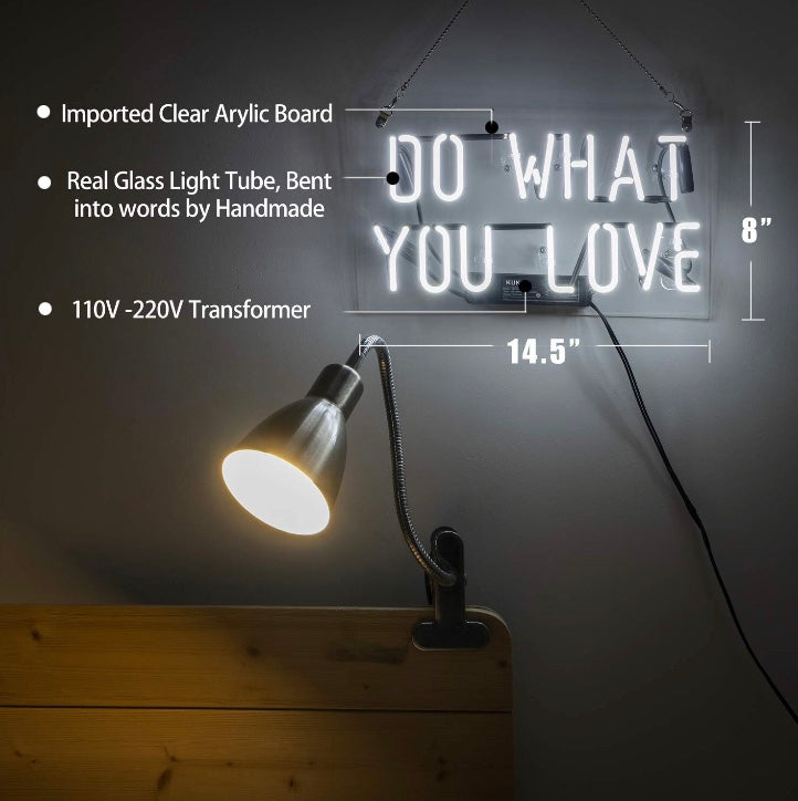 Do What You Love Neon Sign - Tapestry Girls