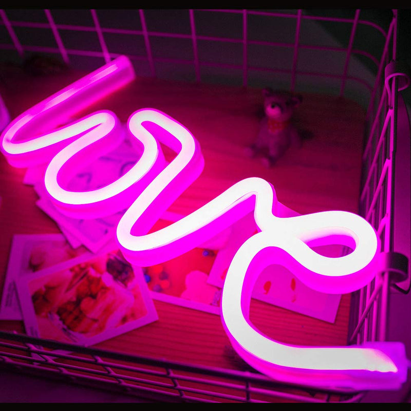 Pink Neon Sign - Neon Light for Room | Tapestry Girls