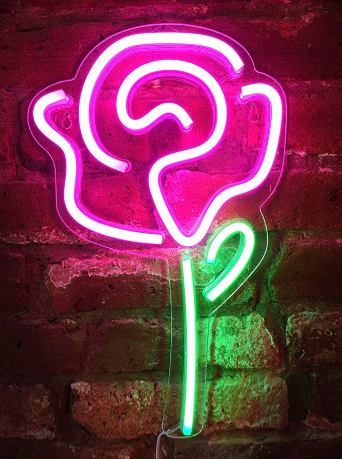 Rose Neon Sign - Tapestry Girls