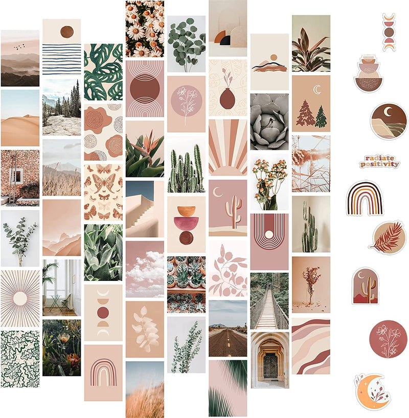 Earth Pastel Wall Collage Kit
