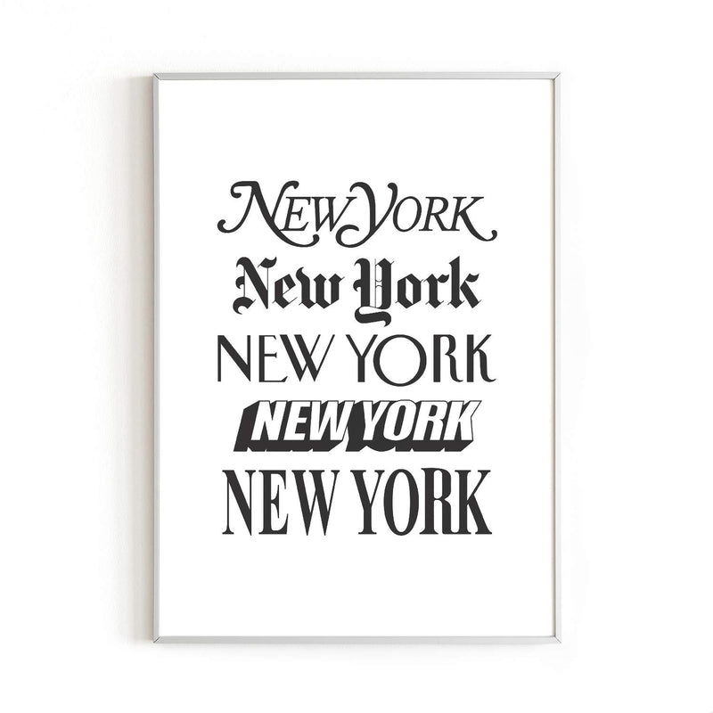 New York Poster - Tapestry Girls