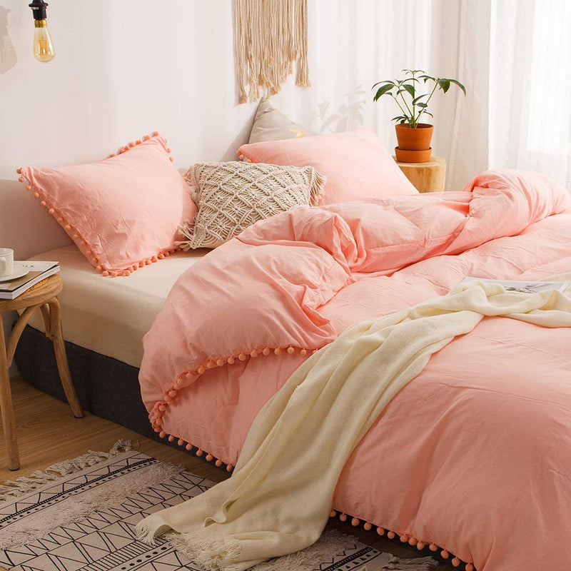 The Softy Pom Pom Pink Bed Set