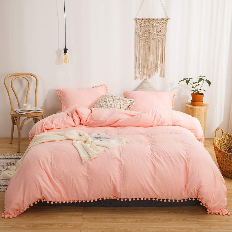 The Softy Pom Pom Pink Bed Set