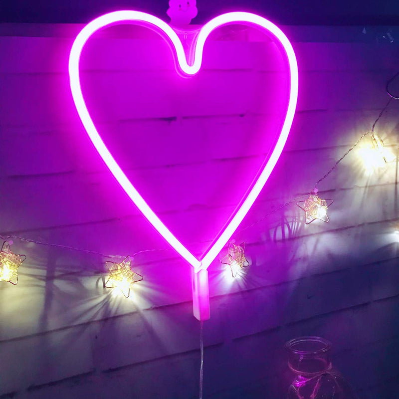 Neon Pink Heart - Tapestry Girls