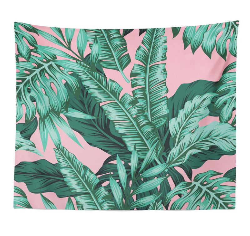 Pink Palm Tapestry - Tapestry Girls
