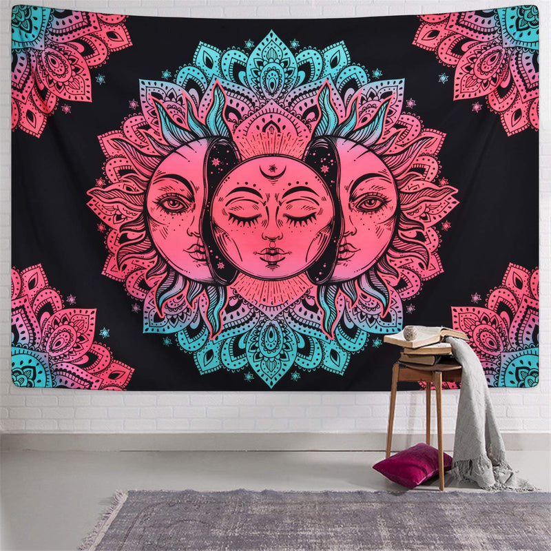 Pink Sun Tapestry - Tapestry Girls