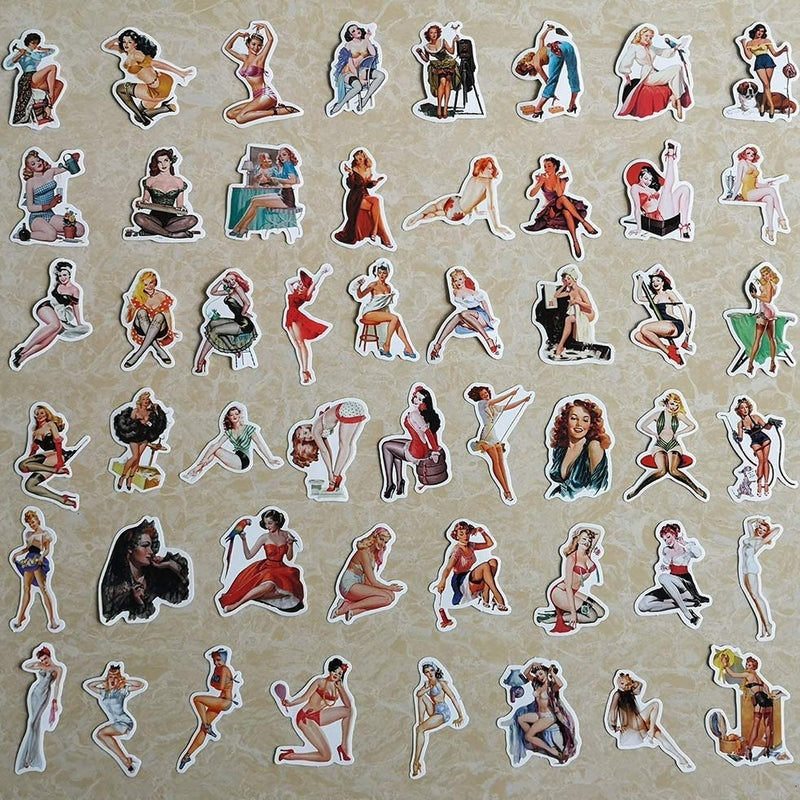 Pin-up Girl Sticker Pack