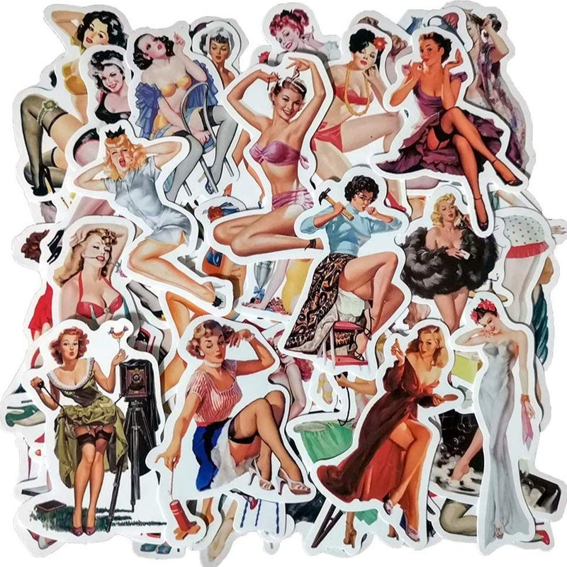 Pin-up Girl Sticker Pack