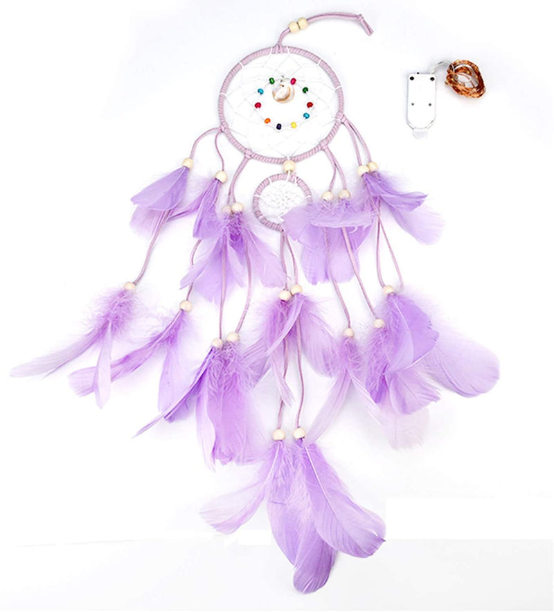 Purple Dreamcatcher w/Lights - Tapestry Girls