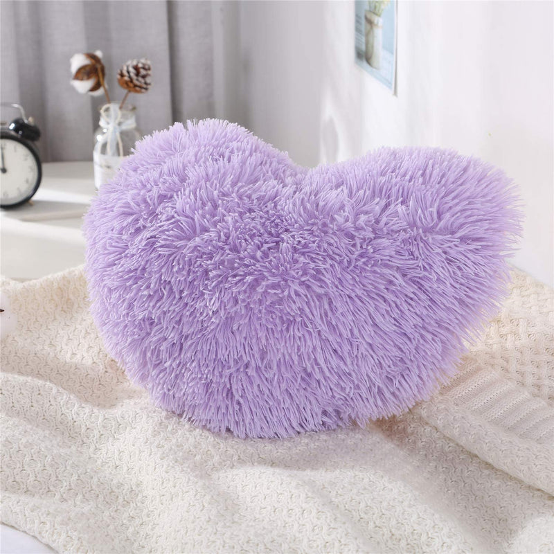 Softy Purple Heart Pillow