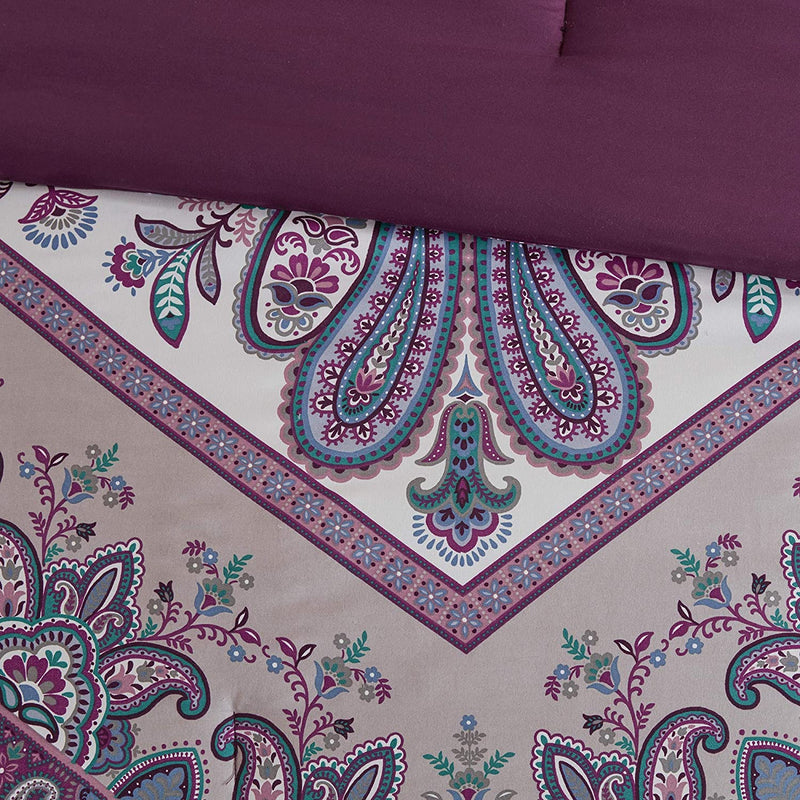 The Floral Paisley Purple Bed Set - Tapestry Girls
