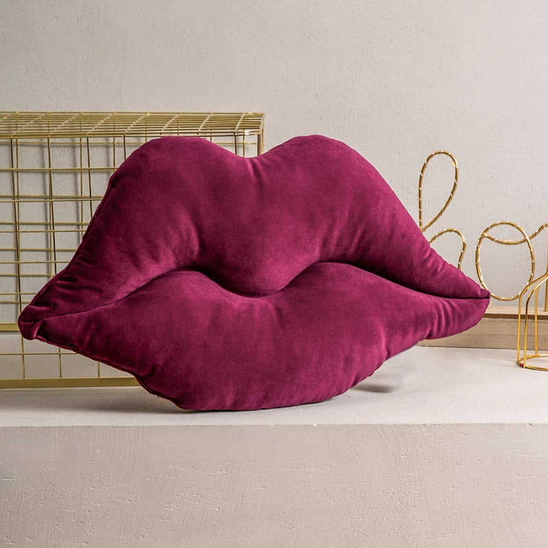 Purple Lips Pillow