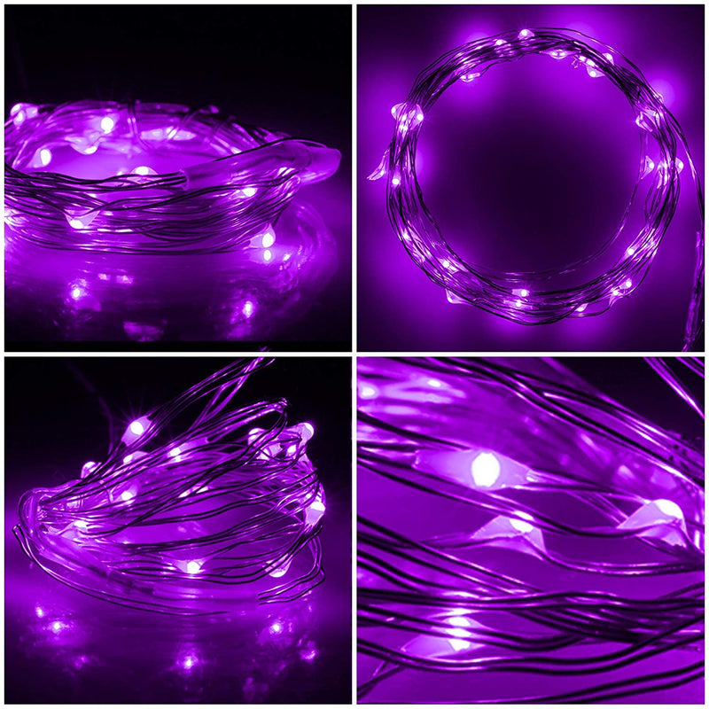 Purple LED Fairy Lights - Tapestry Girls