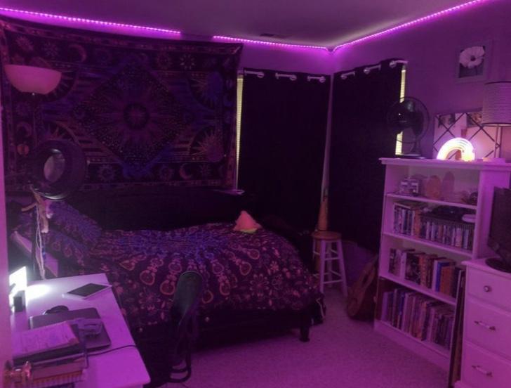 Edge LED Purple Lights - Tapestry Girls