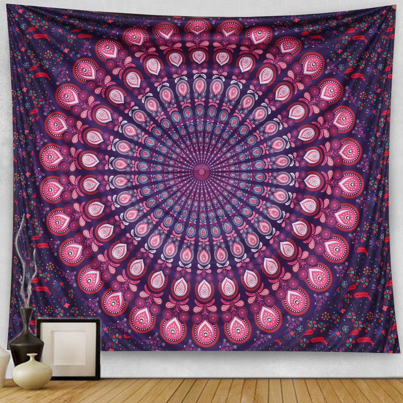 Violet Mandala Tapestry - Tapestry Girls