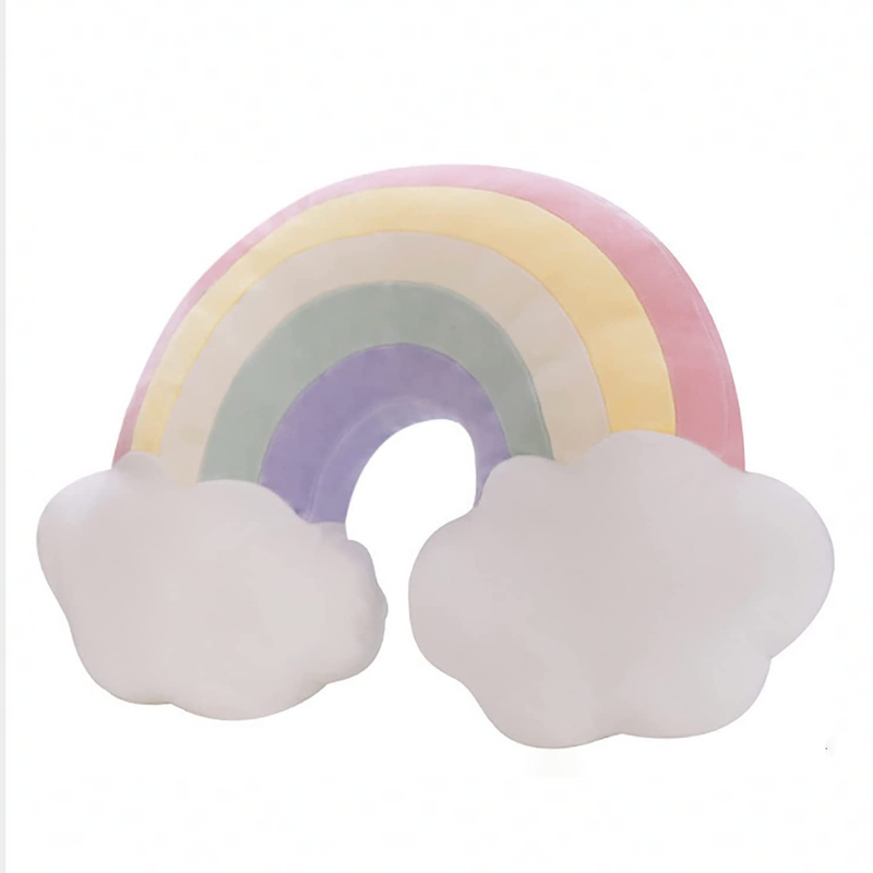 Rainbow Cloud Pillow