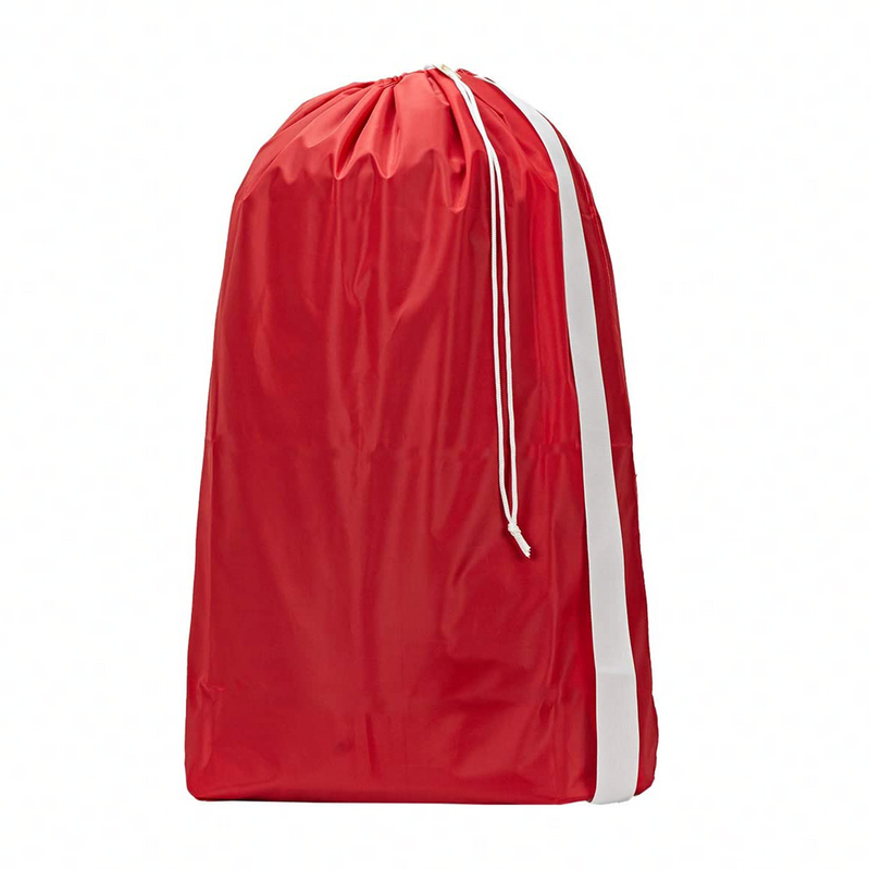 Red Strap Laundry Bag