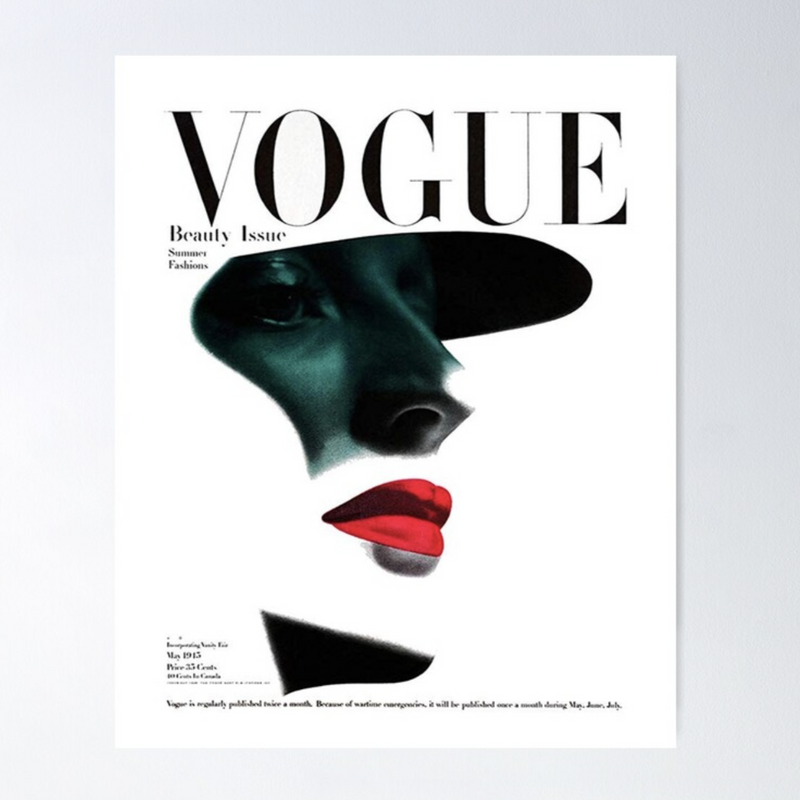 Vogue Covert Art Poster