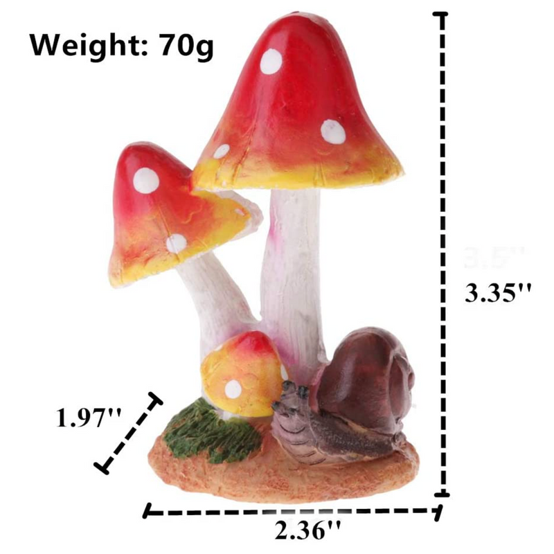 Mini Mushroom Figurine