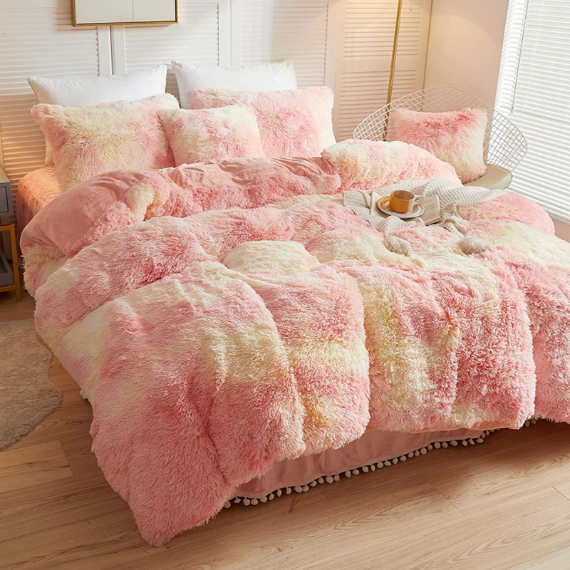 The Softy Rainbow Pink Bed Set