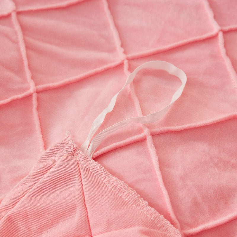 Softy Pink Diamond Bed Set