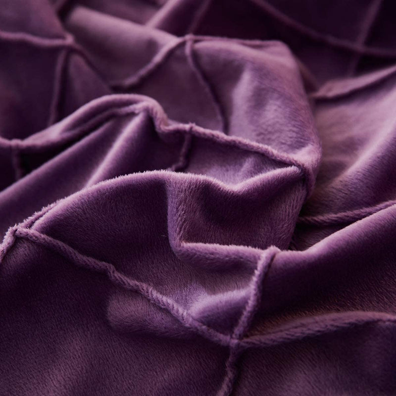 Softy Purple Diamond Bed Set