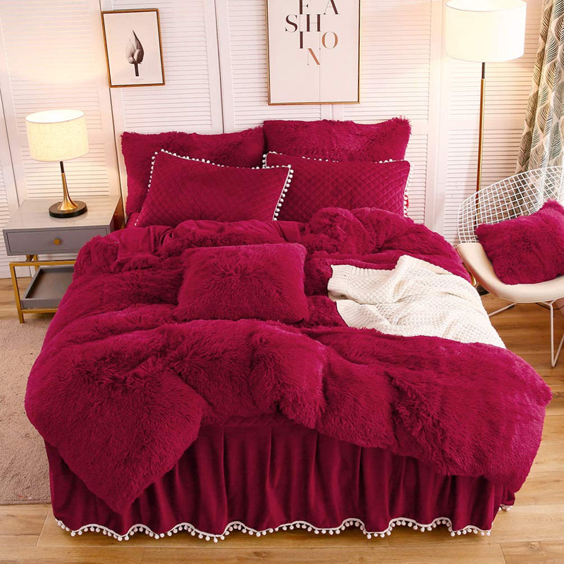 The Softy Red Bed Set - Tapestry Girls