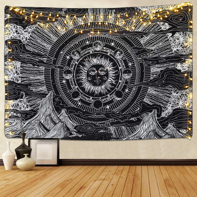 Sun Eclipse Tapestry - Tapestry Girls