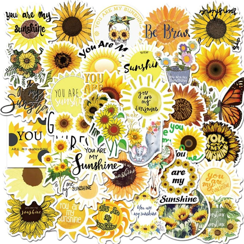 Yellow Sunflower Sticker Pack