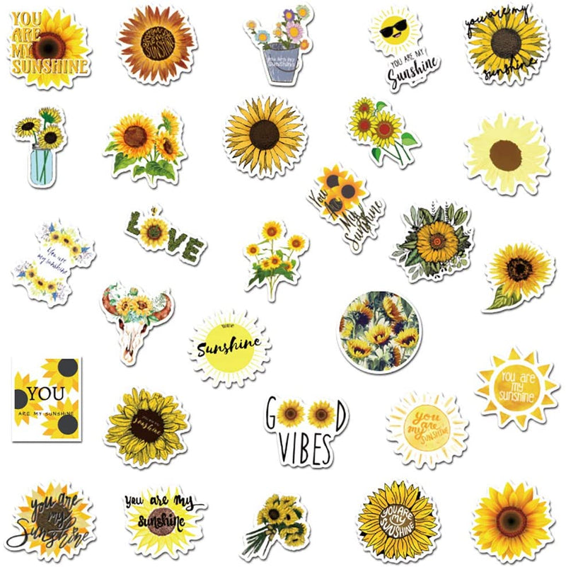 Yellow Sunflower Sticker Pack