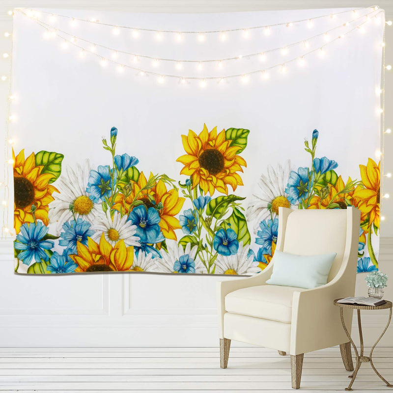 Sunflower Blue Tapestry - Tapestry Girls