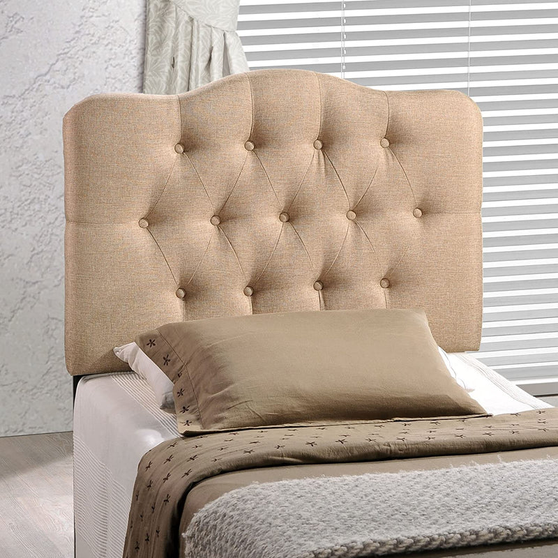 Eliza Taupe Tufted Headboard - Tapestry Girls