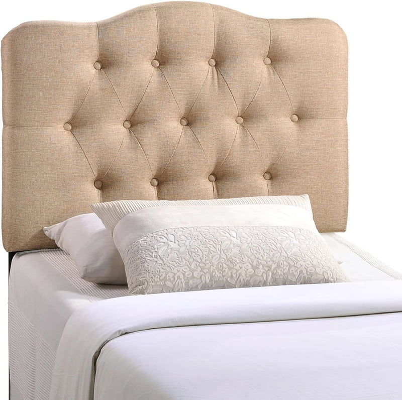 Eliza Taupe Tufted Headboard - Tapestry Girls