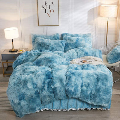 The Softy Teal Bed Set - Tapestry Girls